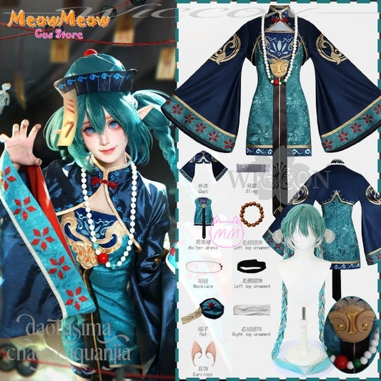 Project Sekai Mikkuu Little Zombie Cosplay Set Polyester