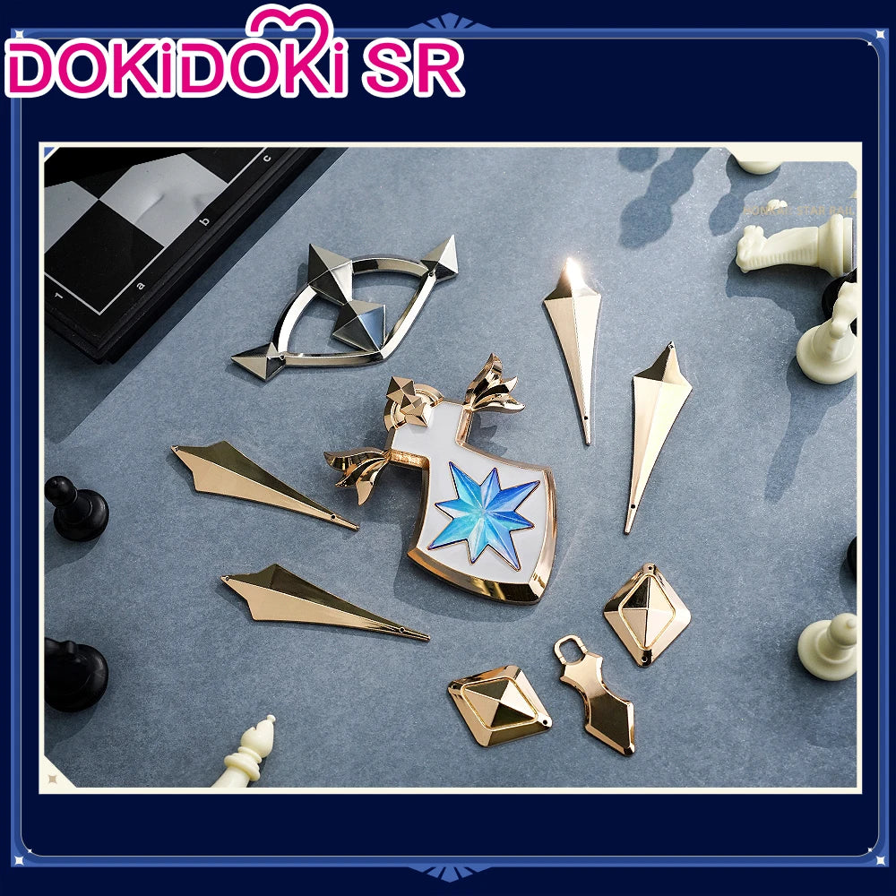 Cerydra Cosplay Costume Game Honkai: Star Rail【S-2XL】DokiDoki-SR HSR Women Halloween Dress Cosplay Cerydra Wings Wig Plus Size