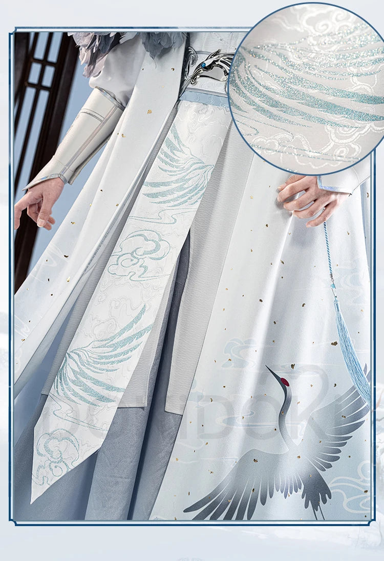 【Official】IN STOCK Lan Wangji Wei Wuxian Doujin Cosplay Costume Anime Dao Mo To Shi DokiDoki-SR Men Winter Halloween Costume