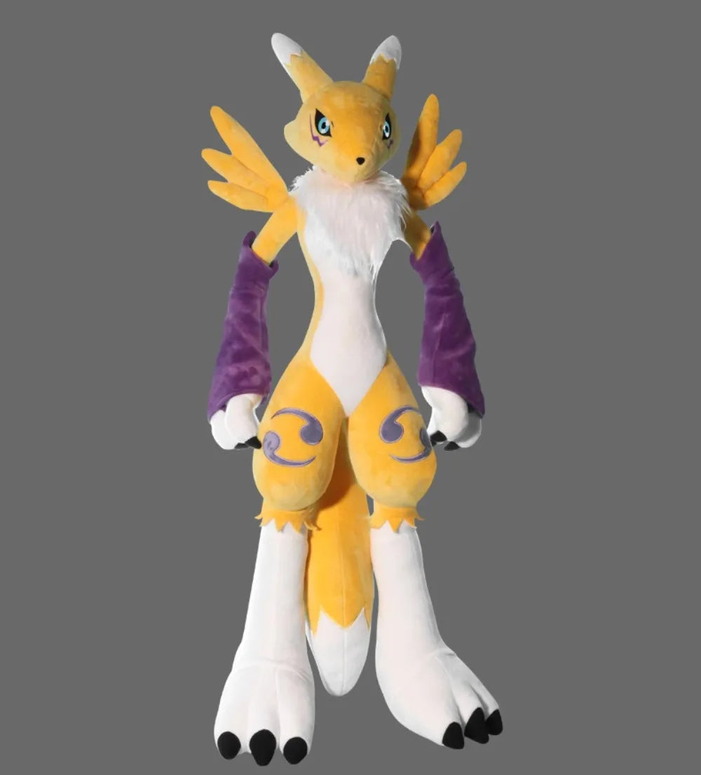 170CM Super Big Size Digimon Renamon Youkomon Plushies Cartoon Anime Stuffed Kawaii Ornaments Children Toy Comfortable Doll Gift