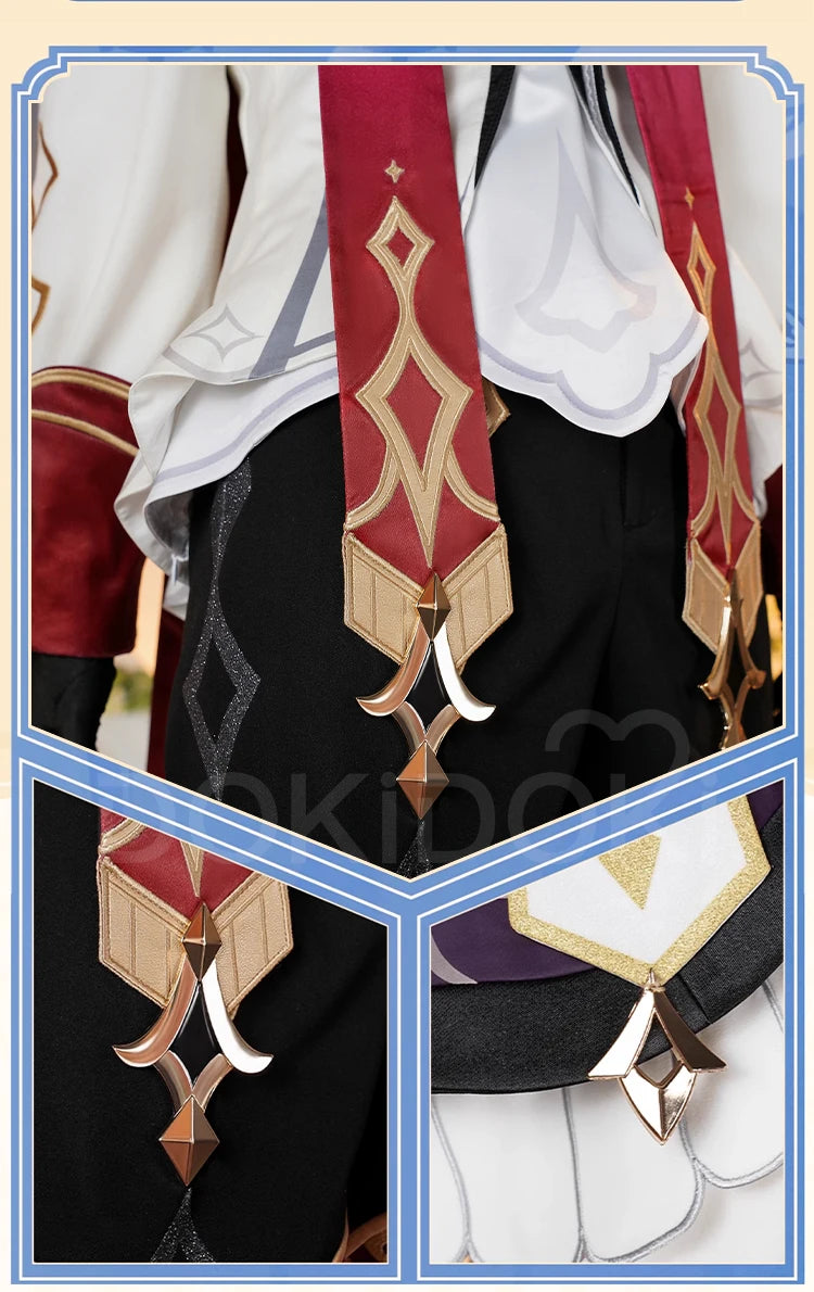 Dahlia Cosplay Costume Game Genshin Impact【S-2XL】DokiDoki-R Mondstadt Dahlia Cosplay Men Costume Halloween Plus Size