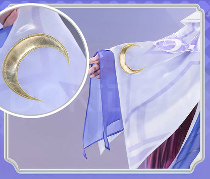 Columbina Cosplay Costume Genshin Impact【S-2XL】DokiDoki-R Nod-Krai Women Dress Columbina Hypersalenia Plus Size