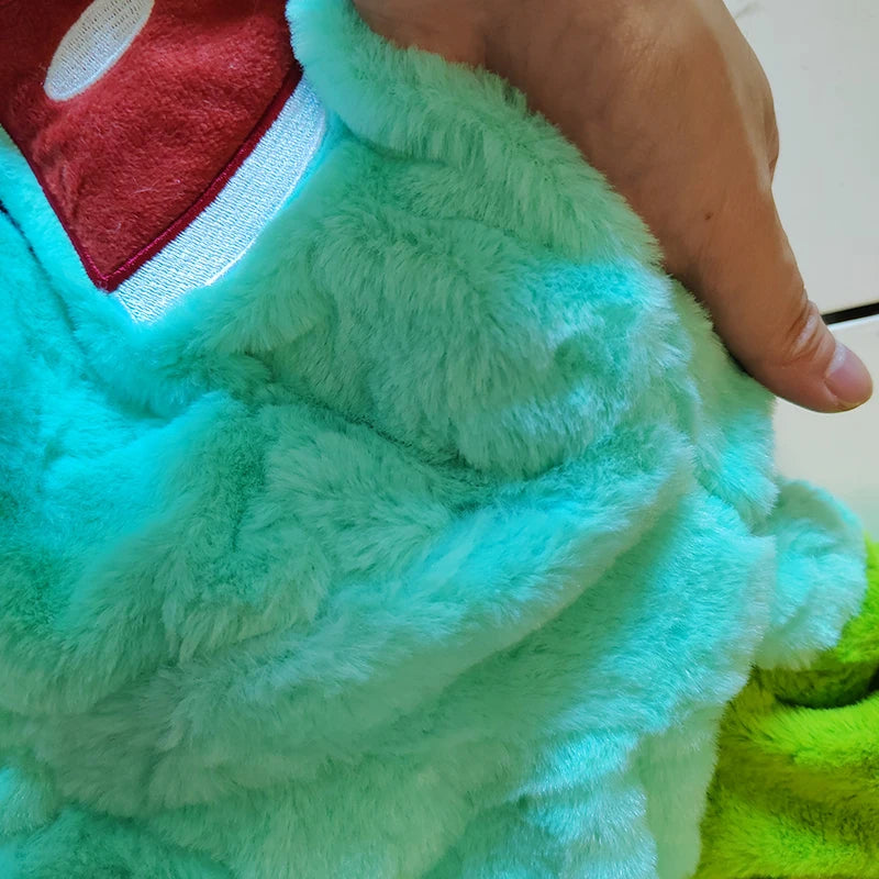 30/90cm Bulbasaur Huge Pokemon Anime Plush Toy Big Pokémon Plushie Kawaii Semi-finished Leather Holster Pillow Gift for Children