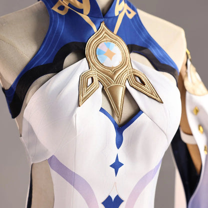 Genshin Impact Istaroth Cosplay Costume Wig Dress Uniform Tokoyo Ookami Kairos Four Shades Halloween Party for Women Girls Props