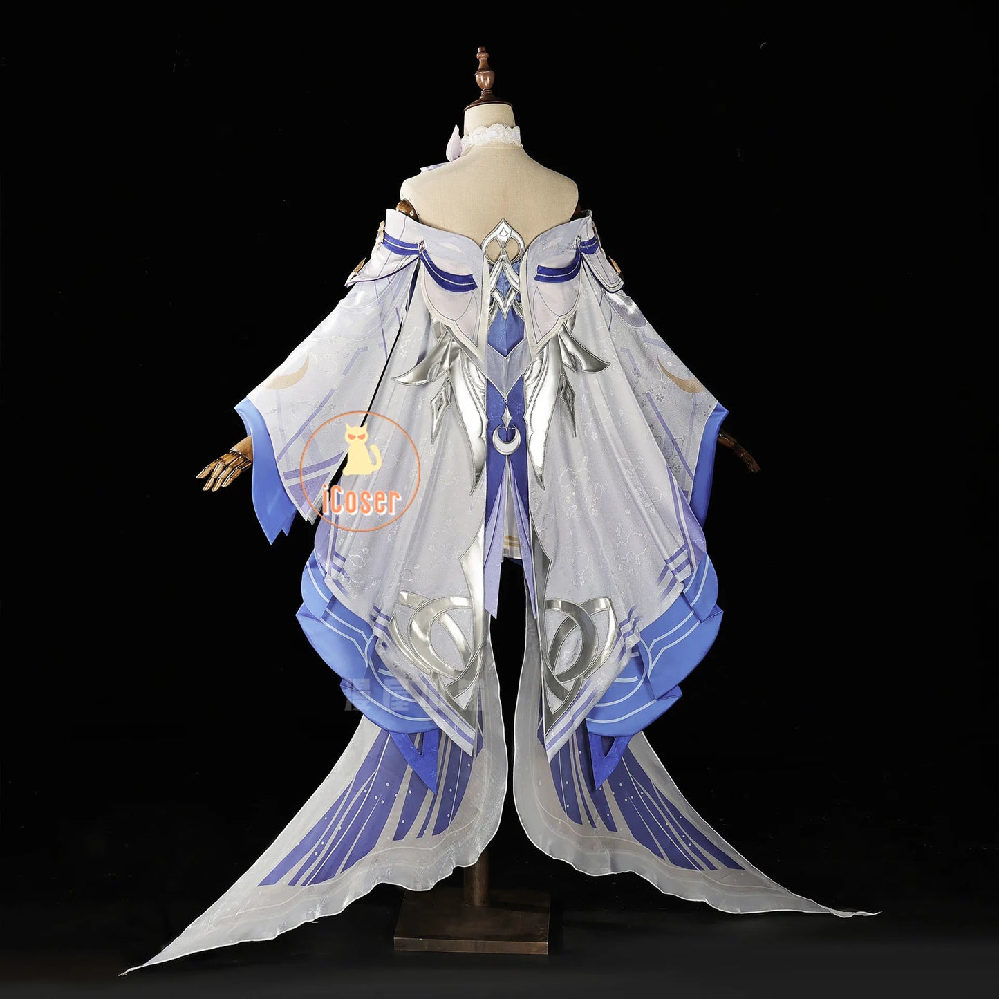 Genshin Impact Columbina Cosplay Costume Wig The Damselette Dress Uniform Eleven Fatui Harbingers Halloween Party for Women Girl