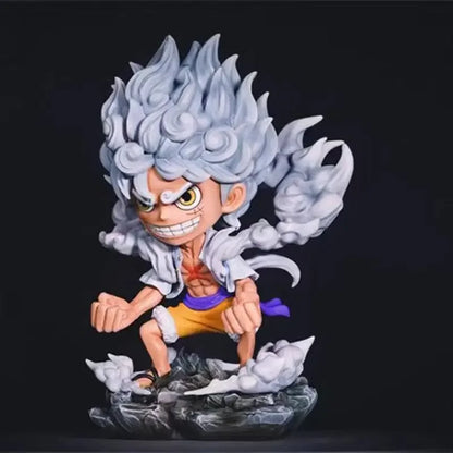 22cm One Piece Luffy Anime Figure Sun God Nika Gear 5 Luffy Figurine Pvc Action Model Statue Collectible Desk Decor Toy Gifts