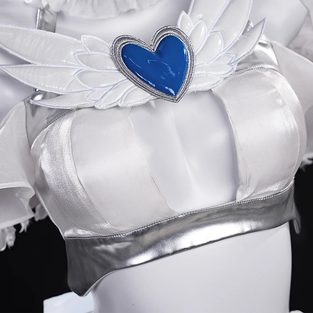 Anime New Panty Stocking with Garterbelt Stockiel Anarchy Stocking Cosplay Costume Angel Skirt Wings Halloween for Women Girls