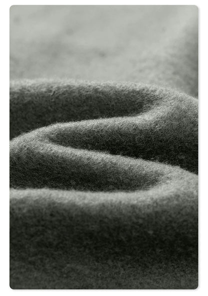 ZODF New Men's Winter Solid 345sm Fleece Straight Pants Unisex Loose Comfortable Sport Zipper Pockets Trousers HY0868