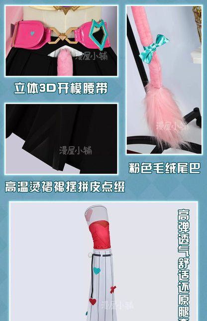 Genshin Impact Varesa Cosplay Costume Wig Skirt Headwear Tail Natlan Collective of Plenty Carnival Halloween Party Women Girls