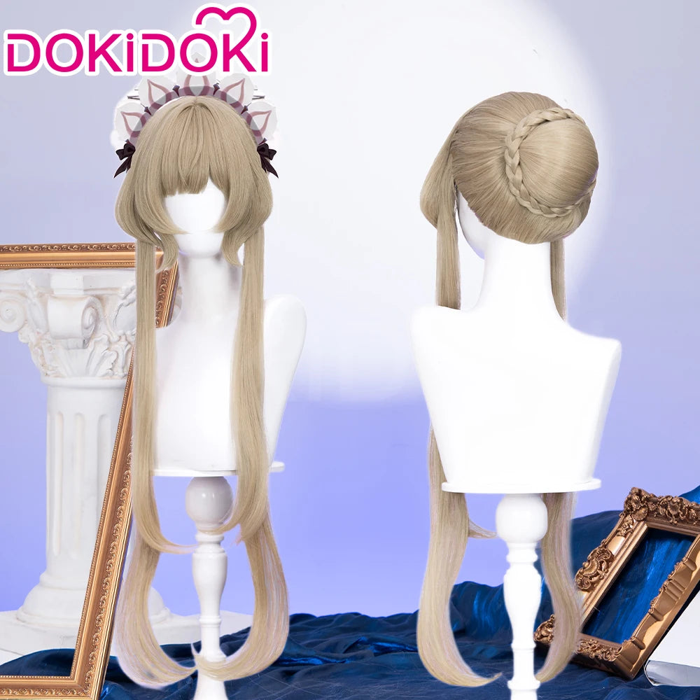 Lauma Aino Sandrone Genshin Impact Cosplay Wig Dokidoki Nod-Krai Women Long Hair Free Cap Halloween - Dark Ver
