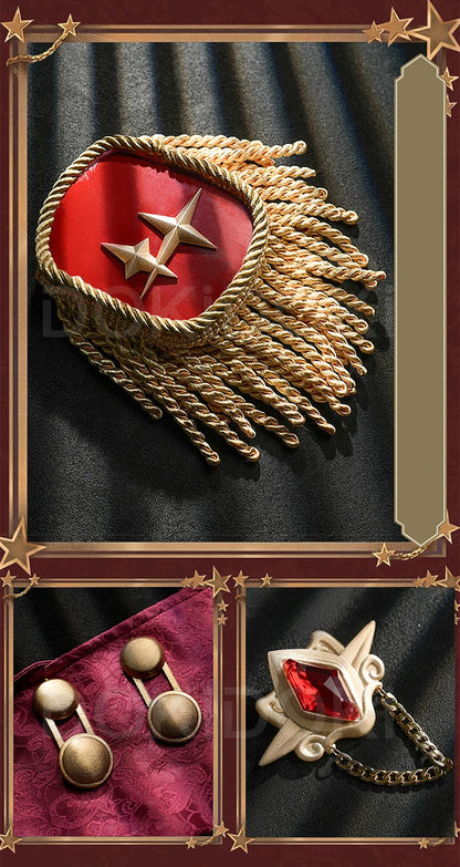 Mike Morton Cosplay Costume Game Identity V【S-3XL】DokiDoki-R Hullabaloo Mike Morton Brightest Star Clown Costume Plus Size