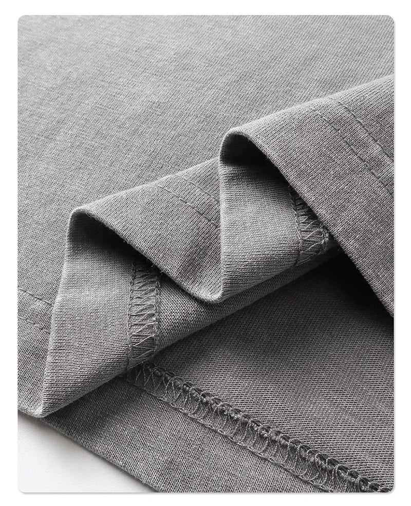 ZODF 2025 Men Summer 250gsm Batik Washed Cotton T-Shirts Retro Unisex Oversized V Neck Distressed T Shirt Brand Tees HY1067