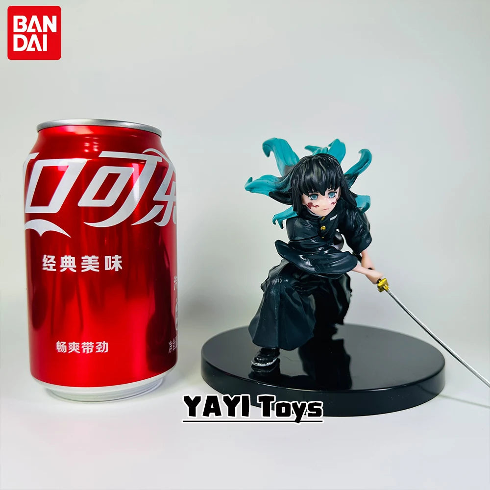 Hot Anime Demon Slayer Figure Tanjirou Agatsuma Zenitsu Kyoujurou PVC Action Model Toy Gift for Kids Collection - C