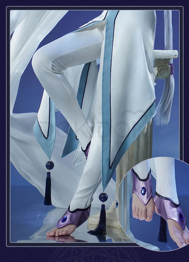 IN STOCK Yue Cosplay Costume Anime Card Captor Sakura DokiDoki-SR Tsukishiro Yukito Men Cosplay Costume Halloween