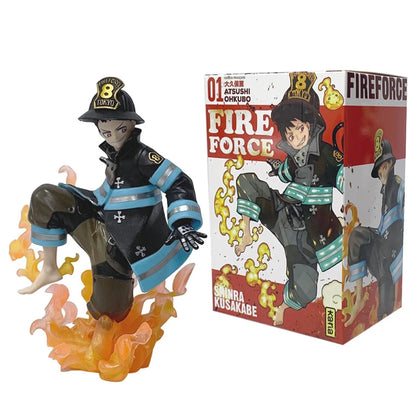 16cm/6.3inch Enn Enn no Shouboutai Anime Figure Shinra Kusakabe Action Figure Room Decorations PVC Adult Collection Model Toys