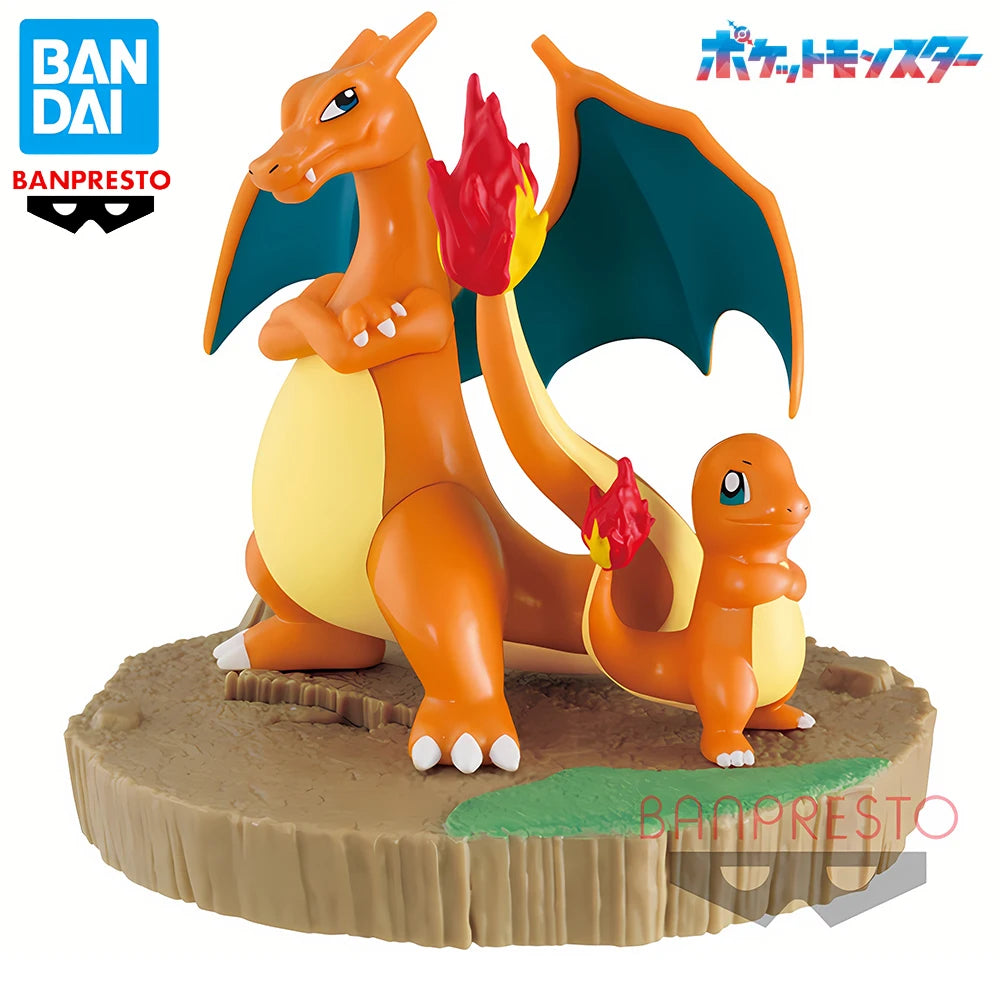 Banpresto Pokemon Charmander Charizard Pikachu Figures 9-14cm PVC