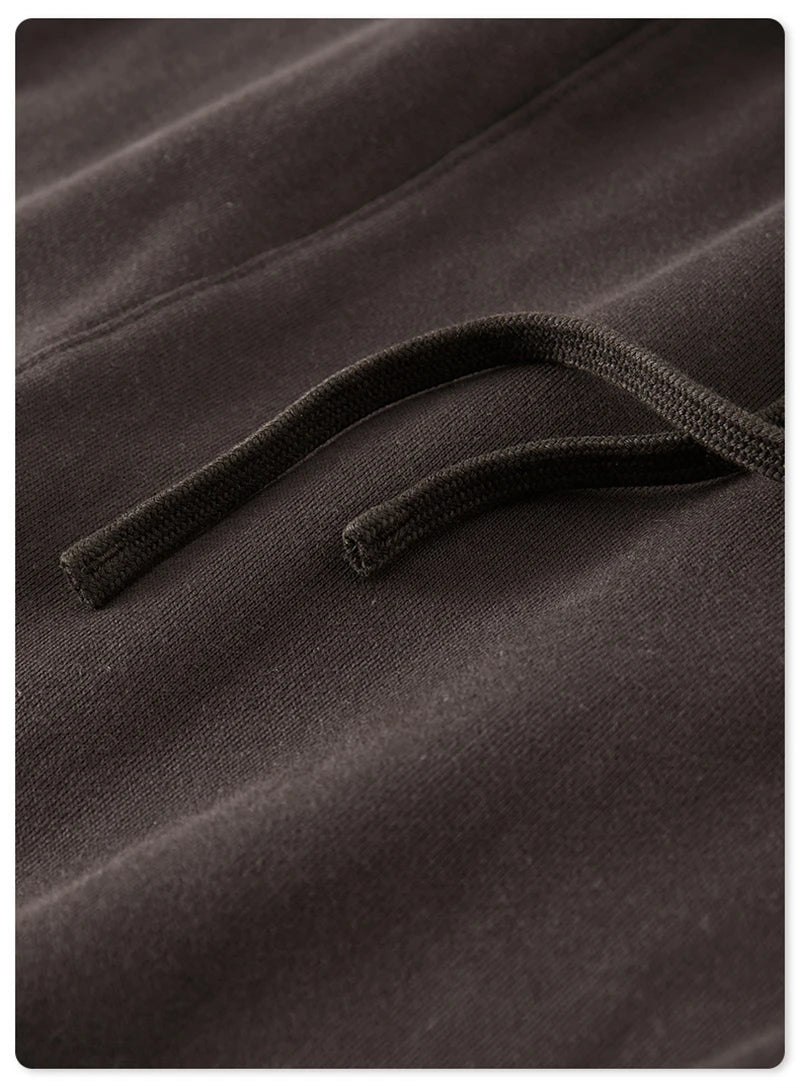 ZODF New 2025 Autumn Men's 445GSM Sweatpants Unisex High Street Soft Knitted Straight Pants Brand Streetwears Tracksuits HY0382