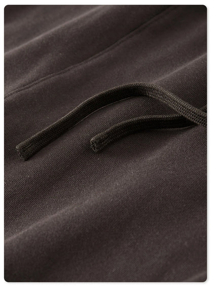 ZODF New 2025 Autumn Men's 445GSM Sweatpants Unisex High Street Soft Knitted Straight Pants Brand Streetwears Tracksuits HY0382