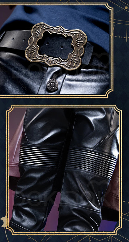 IN STOCK Dante Cosplay Costume Anime【S-3XL】DokiDoki-SR Men Hunter Coat Halloween Dante Red Jacket Cosplay Plus Size