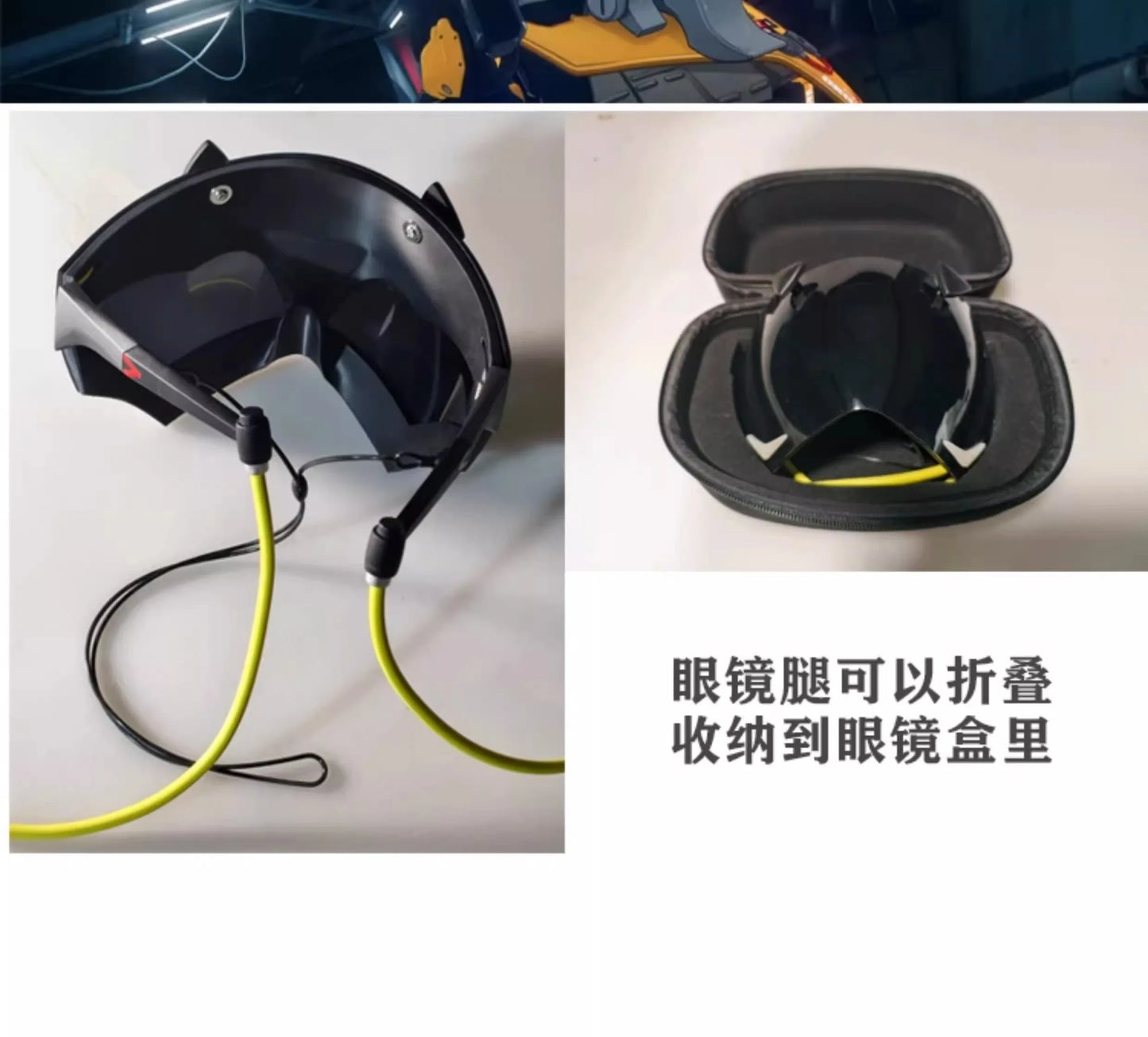 Zenless Zone Zero Trigger Cosplay Luminous Mask Props Eye Mask Obol Squad Halloween Party for Women Men Carnival Birthday Gifts