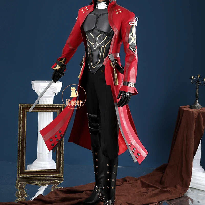 Honkai Star Rail Fate Archer Cosplay Costume Wig Uniform Coat Outfit Festival Halloween Party for Women Girls Carnival iCoser