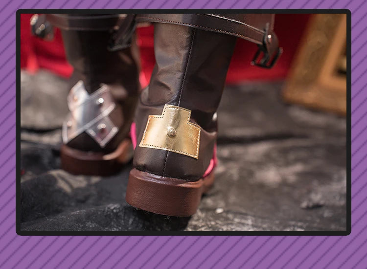 UWOWO Game League of Legends Cosplay LOL Cos Jinx Cosplay Shoes LOL Arcane Young Ver Jinx Shoes