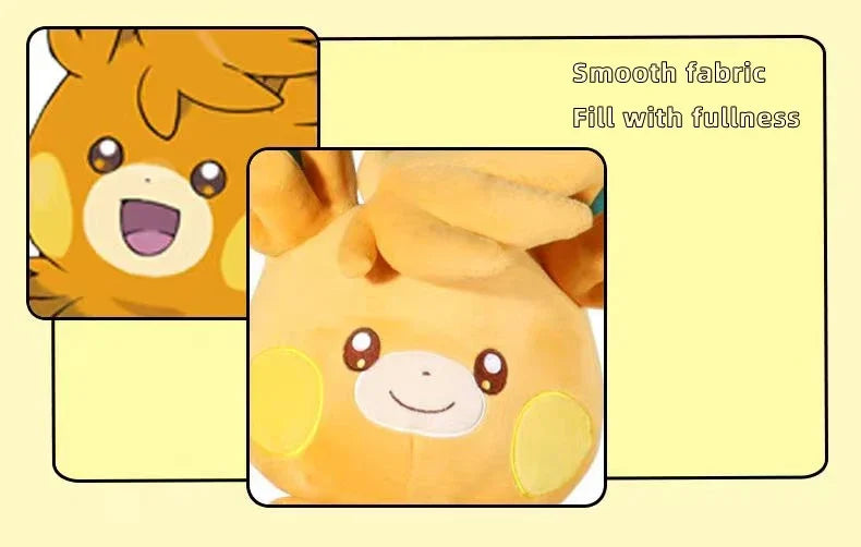 40cm Pokemon Pawmot Large Plush Toys Anime Doll Cute Kawaii Cartoon Pawmi Pokémon Stuffed Plushie Pillow Gift for Children