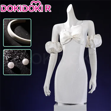 IN STOCK SUA Wig Anime Cosplay Wig Alien Stage DokiDoki Women 35cm Black Short Hair Ear Clips Heat Resiatant Hair Free Wig Cap