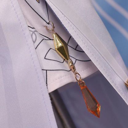 Genshin Impact Nicole Reeyn Cosplay Costume Wig Dress Hat Hexenzirkel Halloween Party for Women Girls Role Play Game Outfit Prop