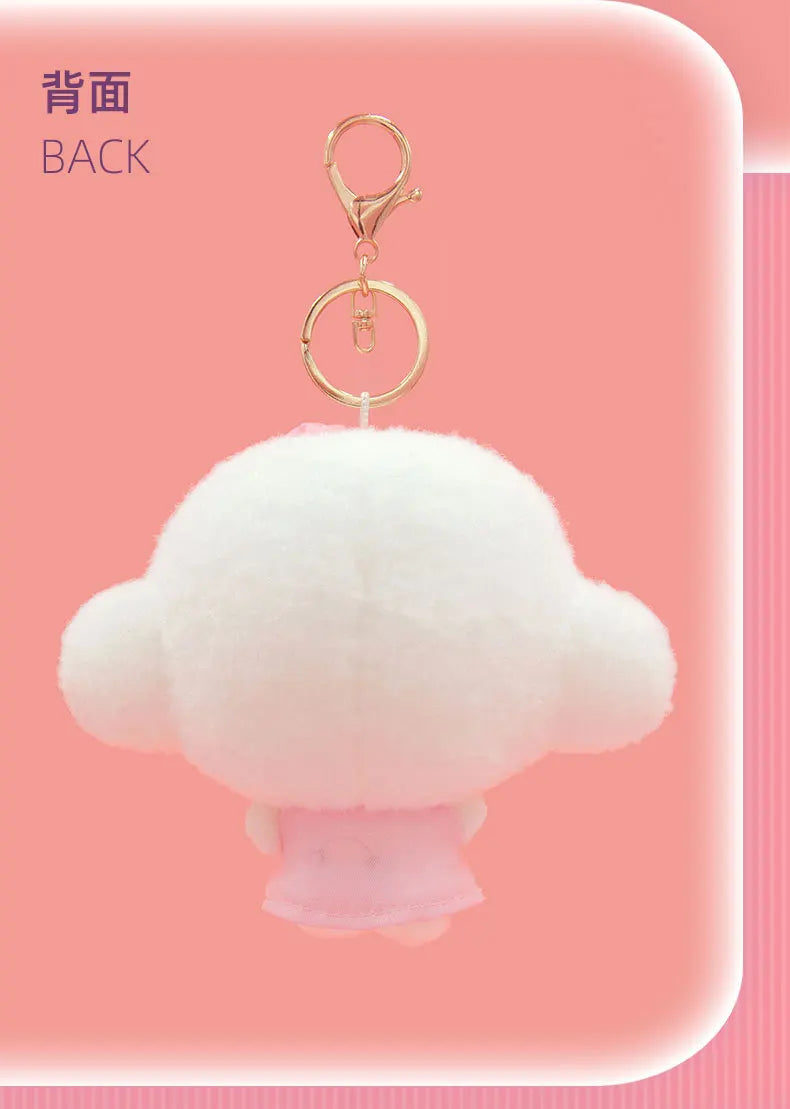 Sanrio New Kawaii Cute Cogimyun Kogimyun Plush Keychain Kids Stuffed Plush Toys Small Pendant Birthday Gifts For Children Girls