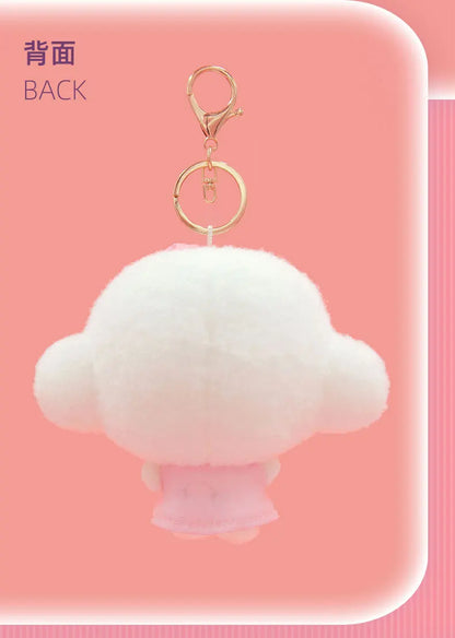 Sanrio New Kawaii Cute Cogimyun Kogimyun Plush Keychain Kids Stuffed Plush Toys Small Pendant Birthday Gifts For Children Girls