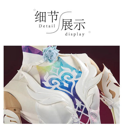 Honkai Star Rail Cyrene Cosplay Costume Wig Dress Headwear Earrings New Skin 5-star Outfit Elysia Amphoreus Halloween Women Girl