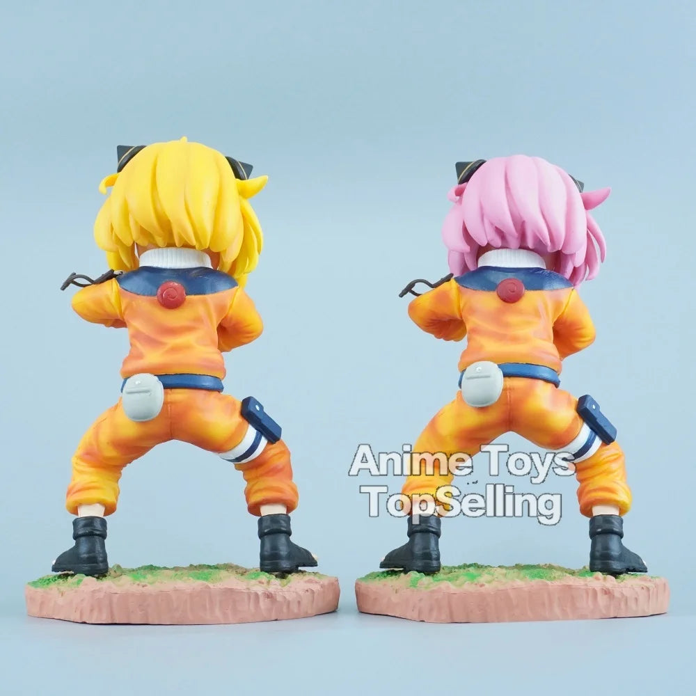 18cm/7.09in NARUTO Anime Figure Anya Forger Cosplay Naruto Action Figures Pvc Statue Collection Model Toys Gifts
