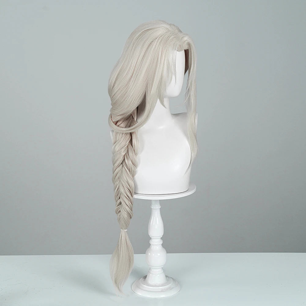 IN STOCK The Fire Keeper Ciaran Wig Game Dark Souls Cosplay Wig DokiDoki Women 80cm Long Hair Cosplay Eye Mask Free Wig Cap