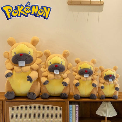 45/55/70CM Big Size Pokemon Bidoof Plush Cartoon Anime Plushies Soft Pillow Doll Kawaii Stuffed Plushie Ornament Gifts for Kids