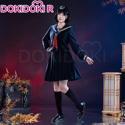 IN STOCK Shimizu Hinako Cosplay Costume Anime【S-2XL】DokiDoki-R Women School JK Uniform Dress Cosplay Halloween Plus Size