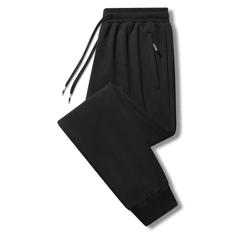 Chrlck Men’s Tight Sweatpants Straight Jogging Pants Casual Sport Running Trousers Spring Summer - Tight-Black / L