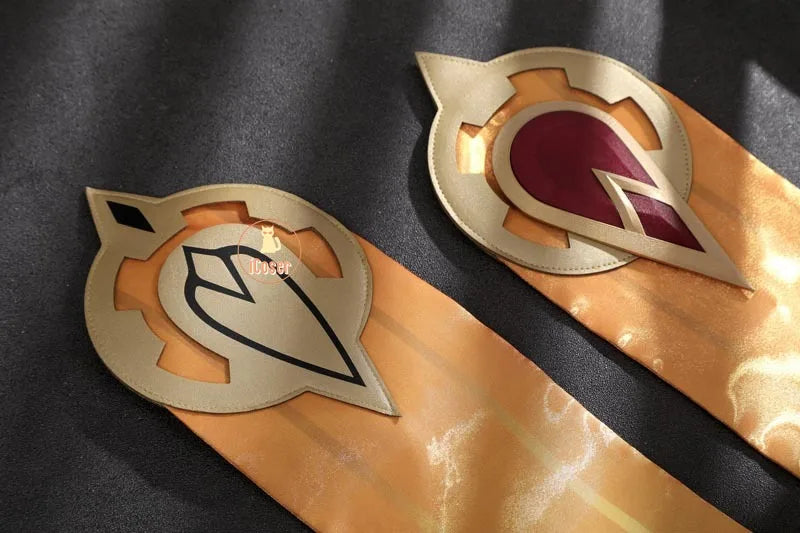 Genshin Impact Sandrone Cosplay Costume Wig Marionette Dress Headwear Eleven Fatui Harbingers Halloween Women Girls Role Play