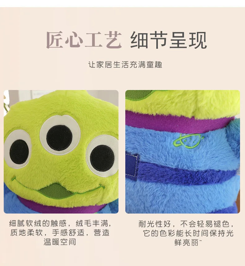 50/70/90cm Super Big Size Alien Disney Cartoon Anime Plush Stuffed Doll Cute Room Decorated Plushie Children Pillow Holiday Gift