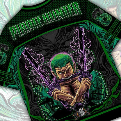 86 Jersey One Piece RORONOA ZORO Anime Y2k Korean Style Baseball Hockey T-shirt Fashion Streetwear Anime Daily Unisex Tops Tees