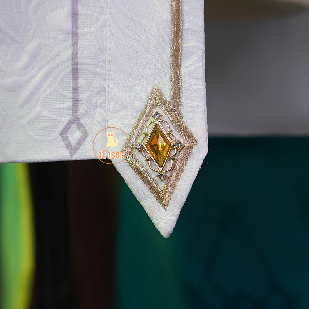 Genshin Impact Nefer Cosplay Costume Wig Dress Uniform Outfit Headwear Carnival Halloween Party for Women Girls Accessory iCoser