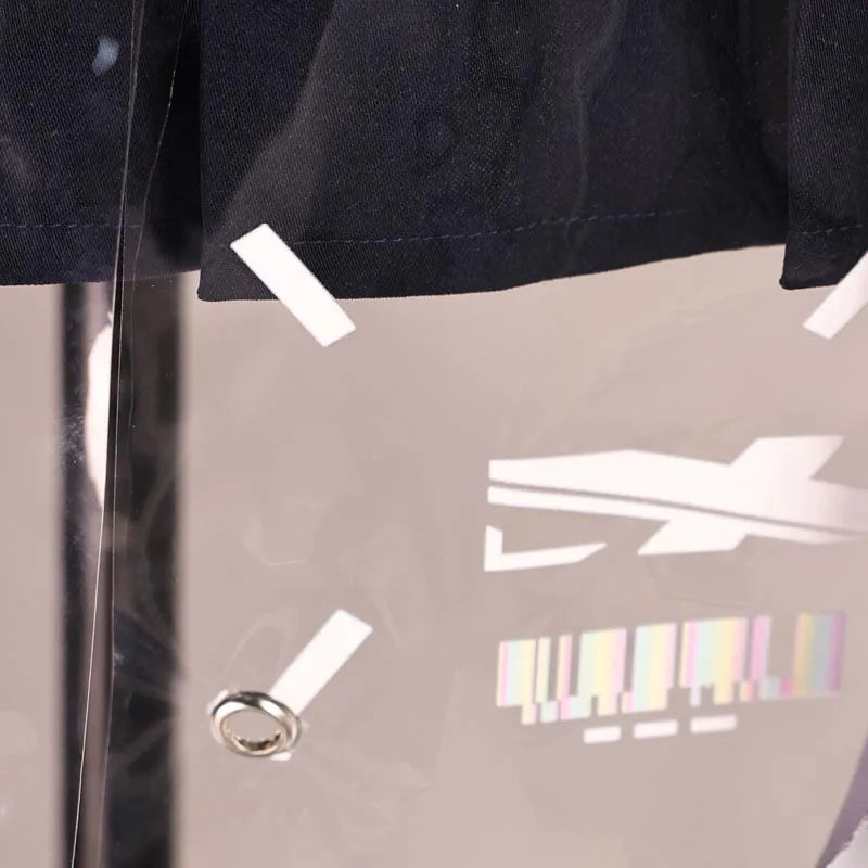 Wuthering Waves Chisa Cosplay Costume Wig Jacket Uniform Skirt Headwear Tattoo Sticker Halloween Party for Women Girls Role Play