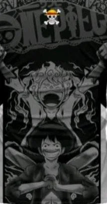 New Jersey One Piece Luffy Anime Y2k Korean Style Kpop Baseball Hockey T-shirt Fashion Streetwear Anime Daily Unisex Tops Tees