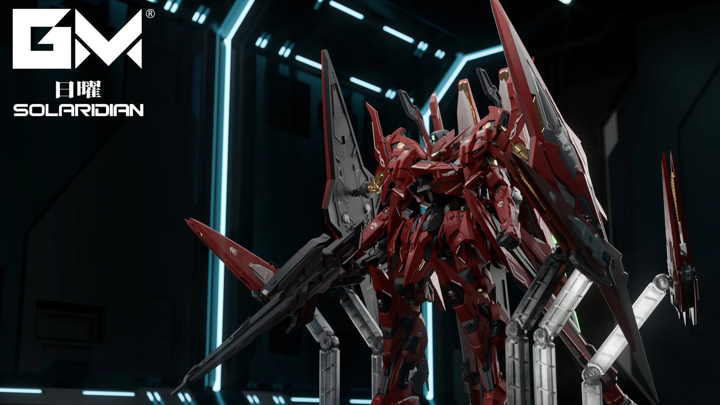 1/72 GM-GODOMO GM-001 Solaridian Series Pre-Assembled Alloy Skeleton Action Figure Detachable Parts Assembly Model Toy Boy Gifts