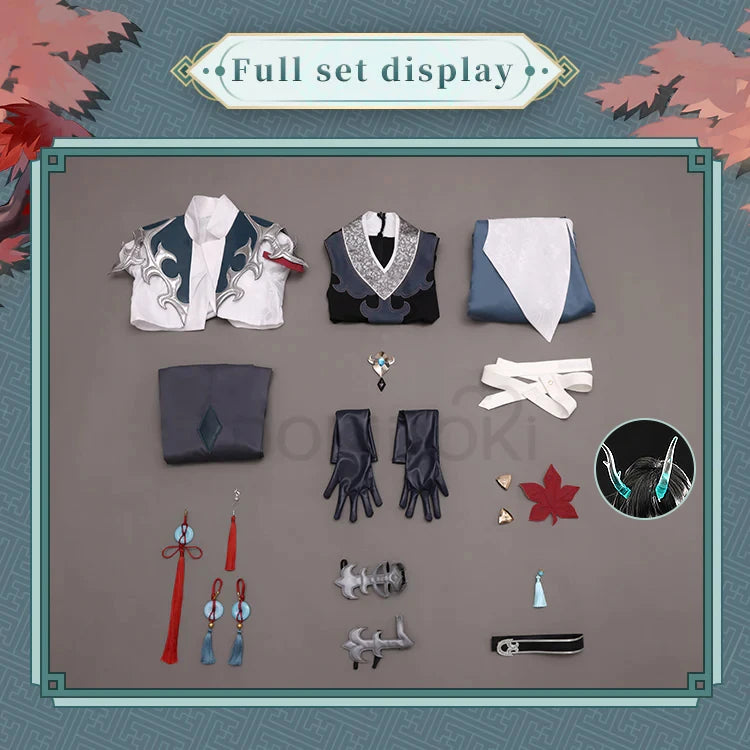 IN STOCK Dan Feng Cosplay Costume Game Honkai: Star Rail DokiDoki-SR Cosplay Imbibitor Lunae Dan Feng Men Dan Heng Halloween