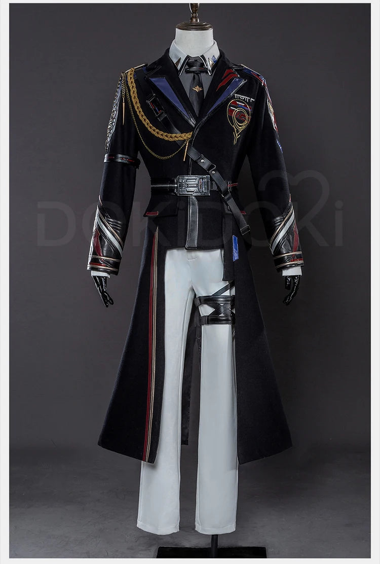 Caleb MC Cosplay Costume Game Love and Deepspace【XS-2XL】DokiDoki-R Men Women Pilot Uniform Xia Yizhou Hat Plus Size
