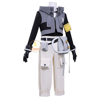 Anime Gachiakuta Rudo Surebrec Cosplay Costume Wig Uniform Jacket Gloves Bag Akuta Cleaners Halloween Party for Women Men iCoser