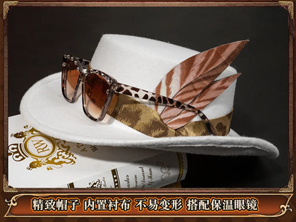 Identity V Prospector Cosplay Costume Wig Norton Campbell Uniform Gambler in The Spotlight Halloween for Women Men Carnival Prop