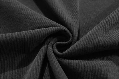 ZODF New Summer Solid Washed Cotton T-Shirts Streetwears For Men Unisex Retro High Street 275gsm Basic Tees Brand Tops HY0071