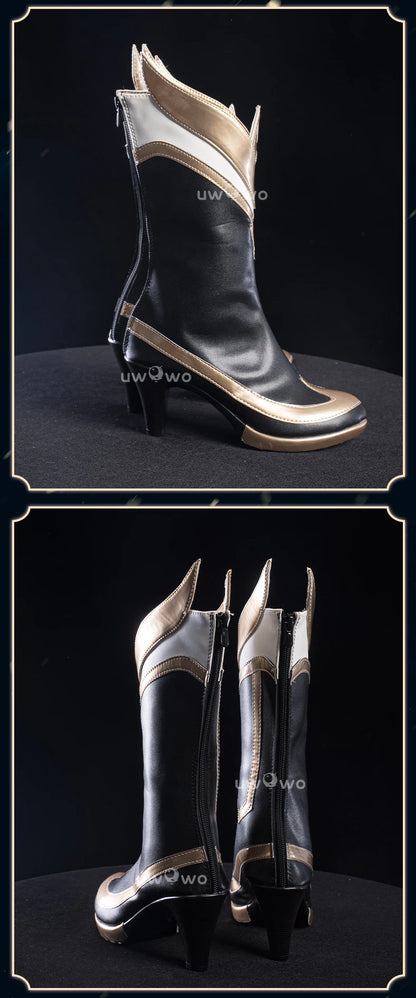 UWOWOW Ahri Shoes Game League of Legends/LOL: Risen Legend Ahri Cosplay Shoes Size 35-42 High Tube